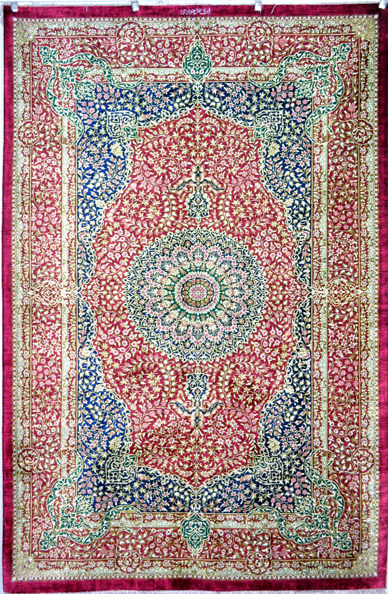Qum-Pure-Silk-Javadi-Persia-Rug