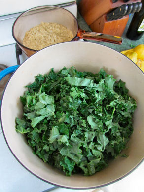 Saute Chopped Kale