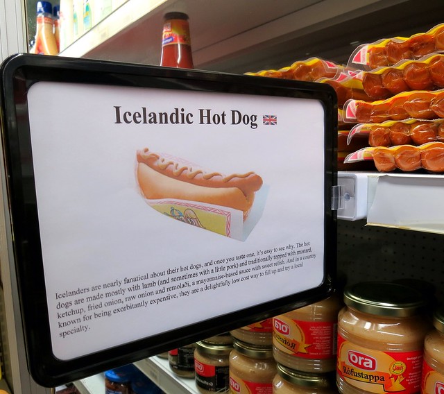 Icelandic Hot Dog sign, Iceland 2013