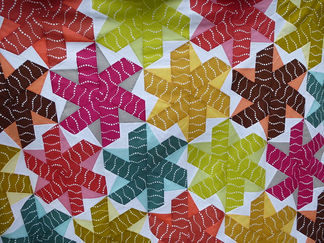 Close up of my quilt