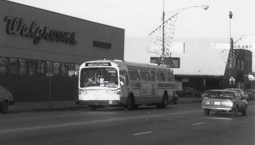 Westbound Chicago Transit Authority Rt # 62 Archer / Harlem bus.  Chicago Illinois.  December 1989. by Eddie from Chicago
