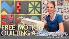 free motion qilting a sampler with leah day