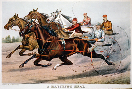 011-Imagen carreras caballos trotones-Library of Congress