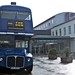 Save Lewisham Hospital: Millwall F.C.'s bus outside A&E
