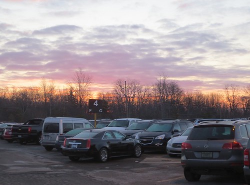 Sunrise over Airlines Parking