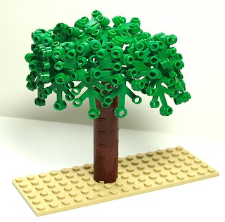 Boxy tree, leafy circle
