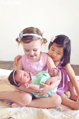 newborn - 3 girls