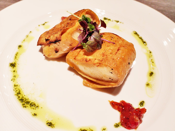 Canadian black cod in turkey bacon breez bistro bar at grand mercure roxy hotel