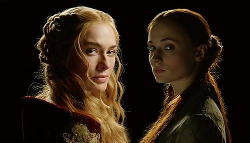 Queen Cersei and Sansa Stark