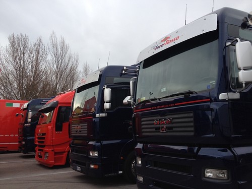 Camiones Padock Circuit Catalunya