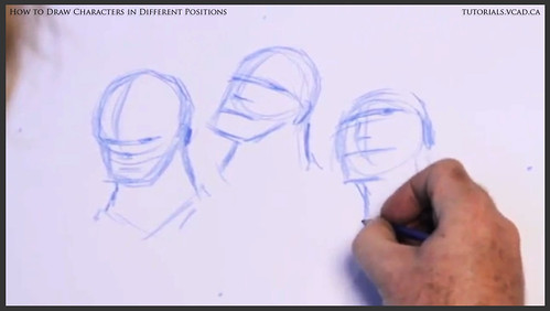 learn how to draw characters in different positions 006