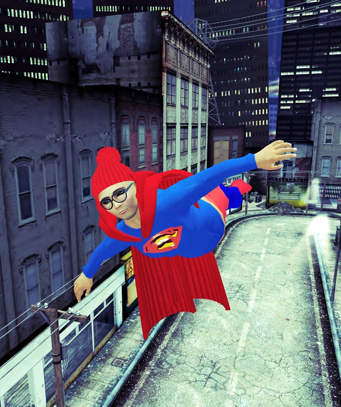 Supermanni avatar,skin,shape,cloth.,acc., cloak with ani