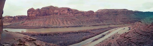 Colorado River Through Moab Utah by wbuckwal