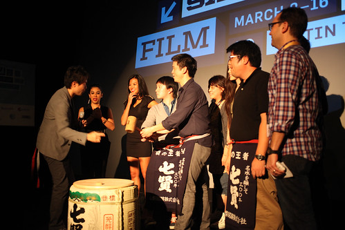 director and cast of SAKE-BOMB
