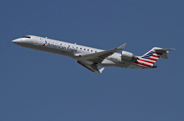 New Livery, American Eagle, Bombardier CRJ-700 | Flickr - Photo ...