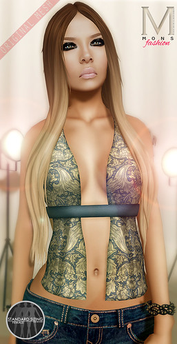 MONS / Rigged Mesh / Crop Top by Ekilem Melodie - MONS