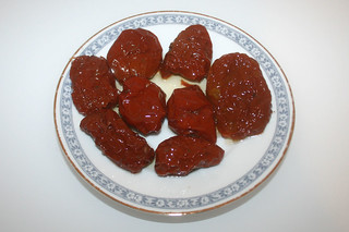 11 - Zutat getrockenete Tomaten in Öl / Ingredient dried tomatoes in oil