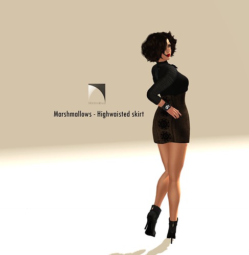 Marshmallows ~ Highwaisted Skirt by Marshmallows-Design