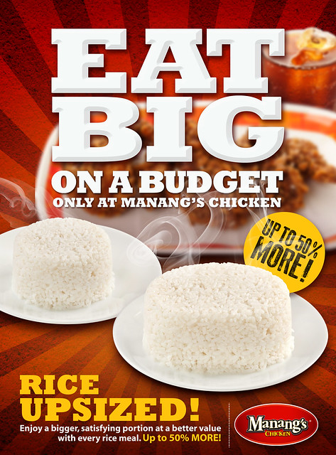 Bigger Rice at Manang's Chicken