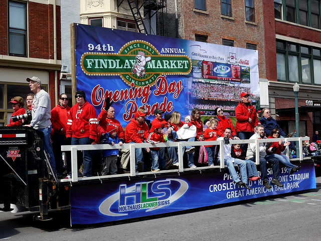 Reds Opening Day parade