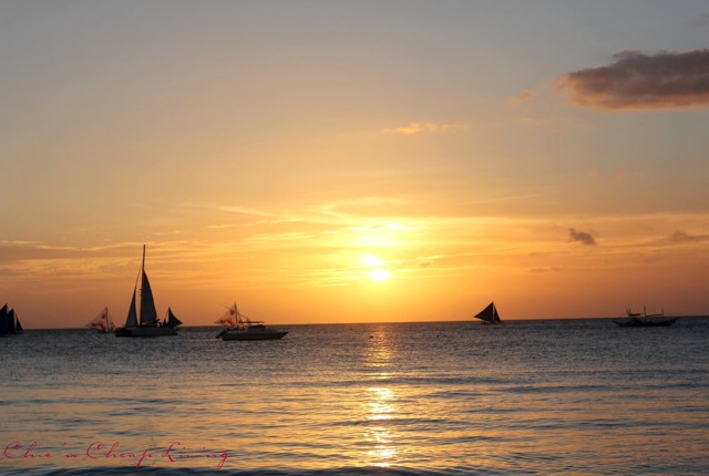 Boracay sunset by Chic n Cheap Living