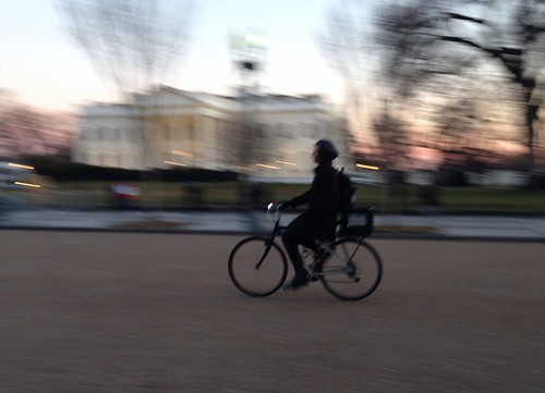 Panning by the White House #bikedc