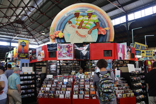 Record store at Fremantle Market
