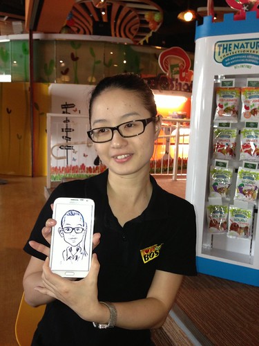 digital caricatures on Samsung Galaxy Note 2 for Stabilo - 1