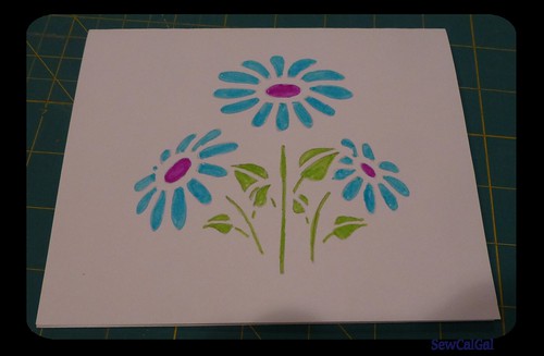 card with flower 1
