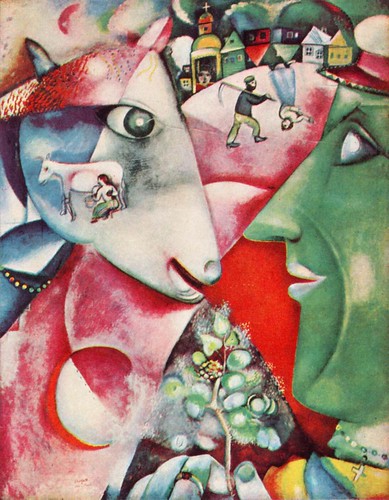 I and the village" by Marc Chagall
