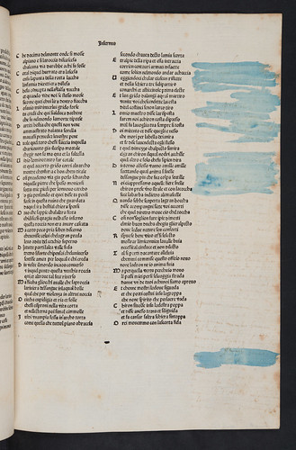 Obscured marginal annotations in Dante Alighieri: La Commedia
