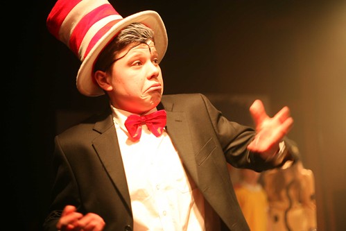 Charlie West as the Cat in the Hat in FCT 2013 production of Seussical. Photo © Mark Gorman