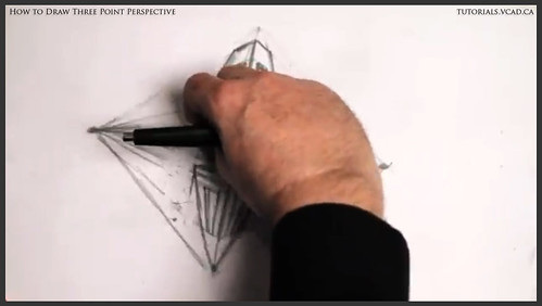 learn how to draw three point perspective 013