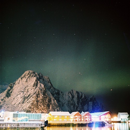 000001 : Aurora Borealis over Svolvær, February '13. by BlacKie-Pix