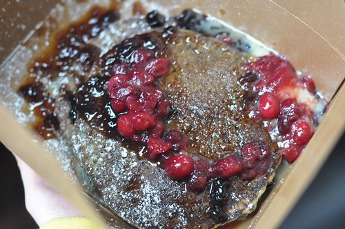 Pancakes with Cranberries from the Cinnamon Snail
