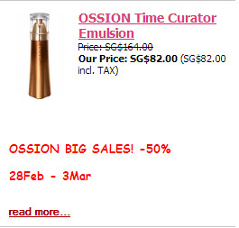Ossion Time Curator Moisturiser