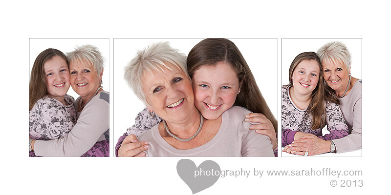 Grandmother & Grandaughter Portrait Session