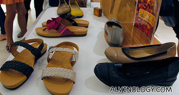 Female shoes and sandals 