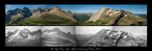 The Rainbow Range and the Red Pass: Mt. Robson Provincial Park. 