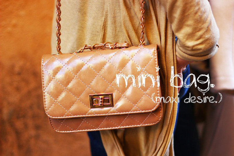 mini bag. chanel quilted 2.55 bag inspired