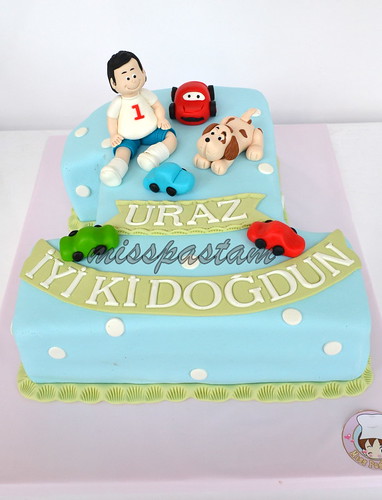 1th birthday cake by MİSSPASTAM