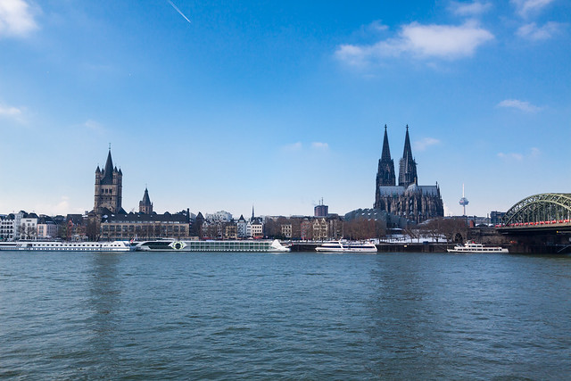 Rhein River and Koln Landscapes