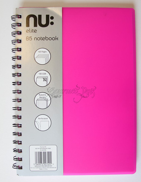 Nu - Elite Coiled Notebook Front of Notebook