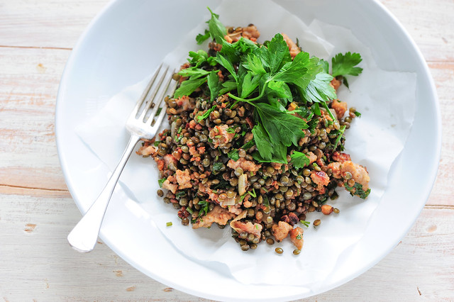 sausages with lentils-2