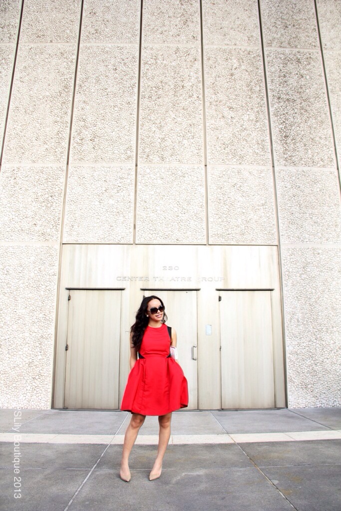 Apple Red, pslilyboutique, street style, dress