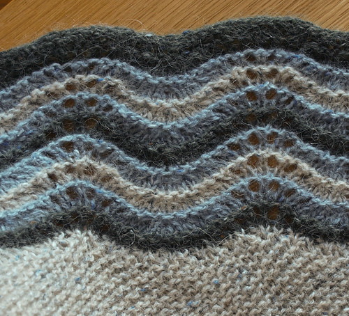Tweed baby blanket