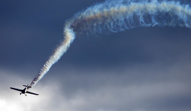 "Smoke Trail" Matt Hall Racing-  Wings Over Illawarra airshow