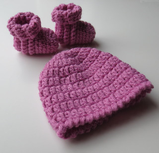 Baby Doll Booties and Hats