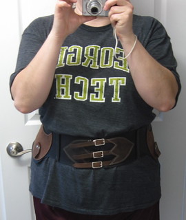 Front view of finished c-belt