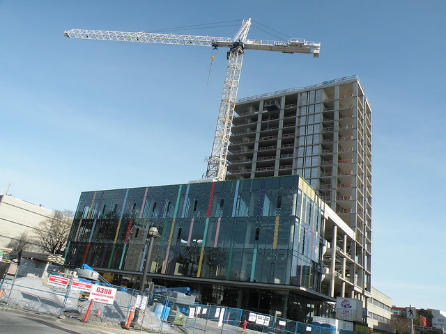 Construction at Ponderosa Commons, UBC. By BlueAndWhiteArmy